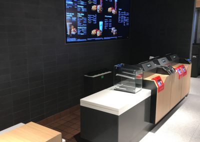 QSR Front Counter and Signage Installation